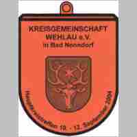 592-1347 Hauptkreistreffen 2004 Bad Nenndorf. Eintrittsplakette fuer das Hauptkreistreffen 2004 vom 10. bis zum 12. September in Bad Nenndorf.jpg